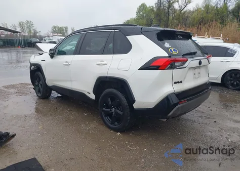 2019 Toyota Rav4 Hybrid Xse z USA, uszkodzony, nr VIN 2T3EWRFV7KW033054